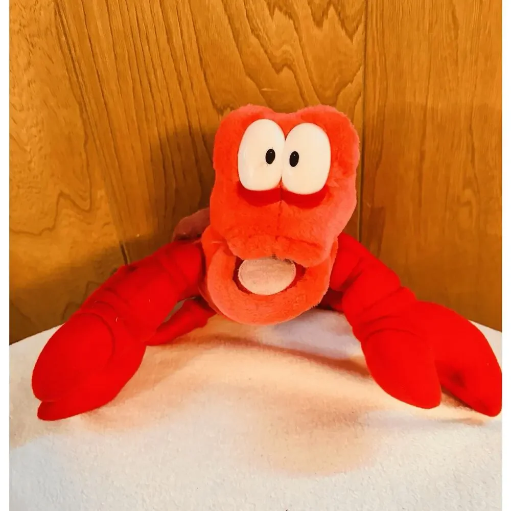 Disney Sebastian The Little Mermaid Plush Red Lobster 12” Stuffed Toy